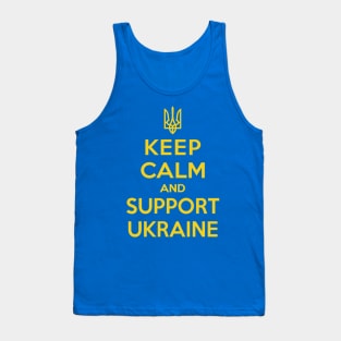 Keep calm and support Ukraine Tank Top